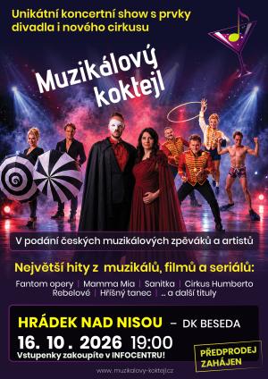 Muzikálový koktejl - unikátní koncertní show s prvky divadla a nového cirkusu 1